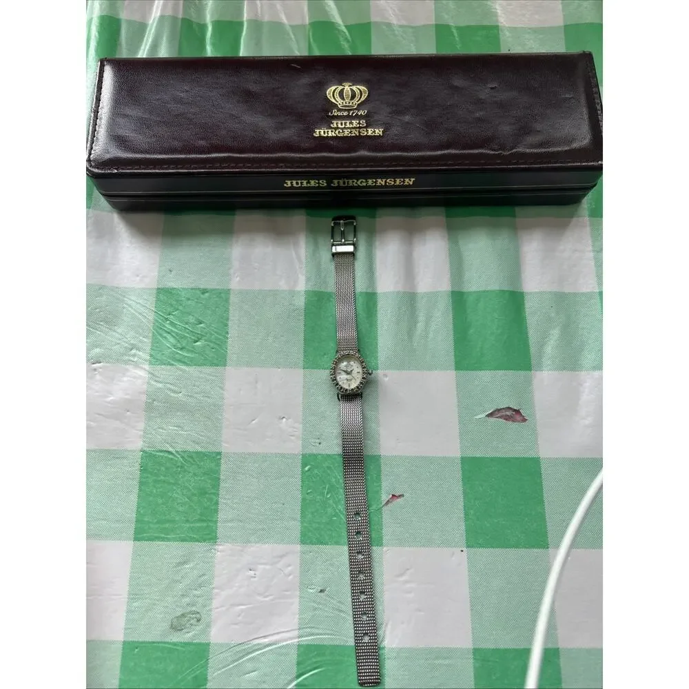 Jules Jurgensen MOP Dial Women’s Quartz Watch With Box And Bands